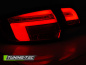 Preview: Voll LED Lightbar Design Rückleuchten für Audi A3 8P Sportback 04-08 schwarz mit dynamischem Blinker